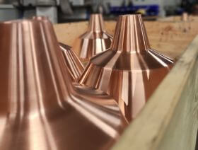 metal forming copper lampshade metal spinning