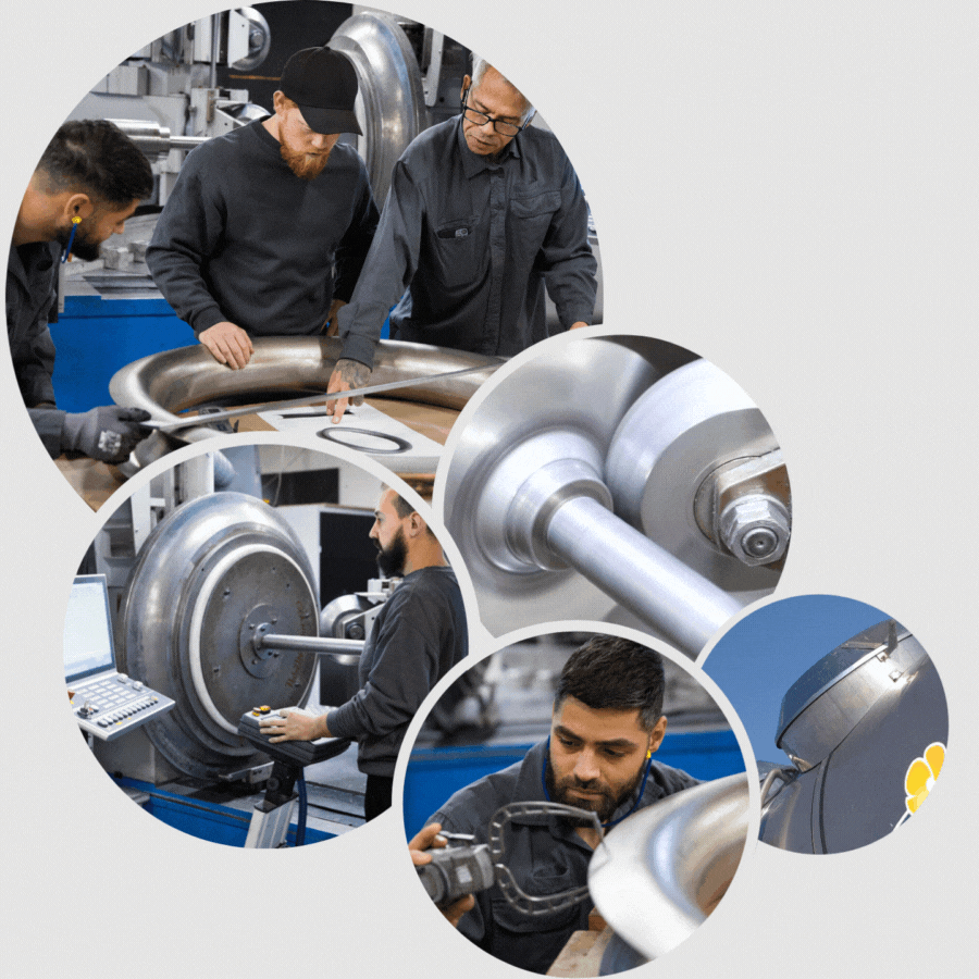 Metal spinning at Olsen metal with metal forming expertise