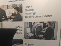Olsen Metaltrykkeri tilbyder liners, shields, housing og turbine komponenter med metalspinning